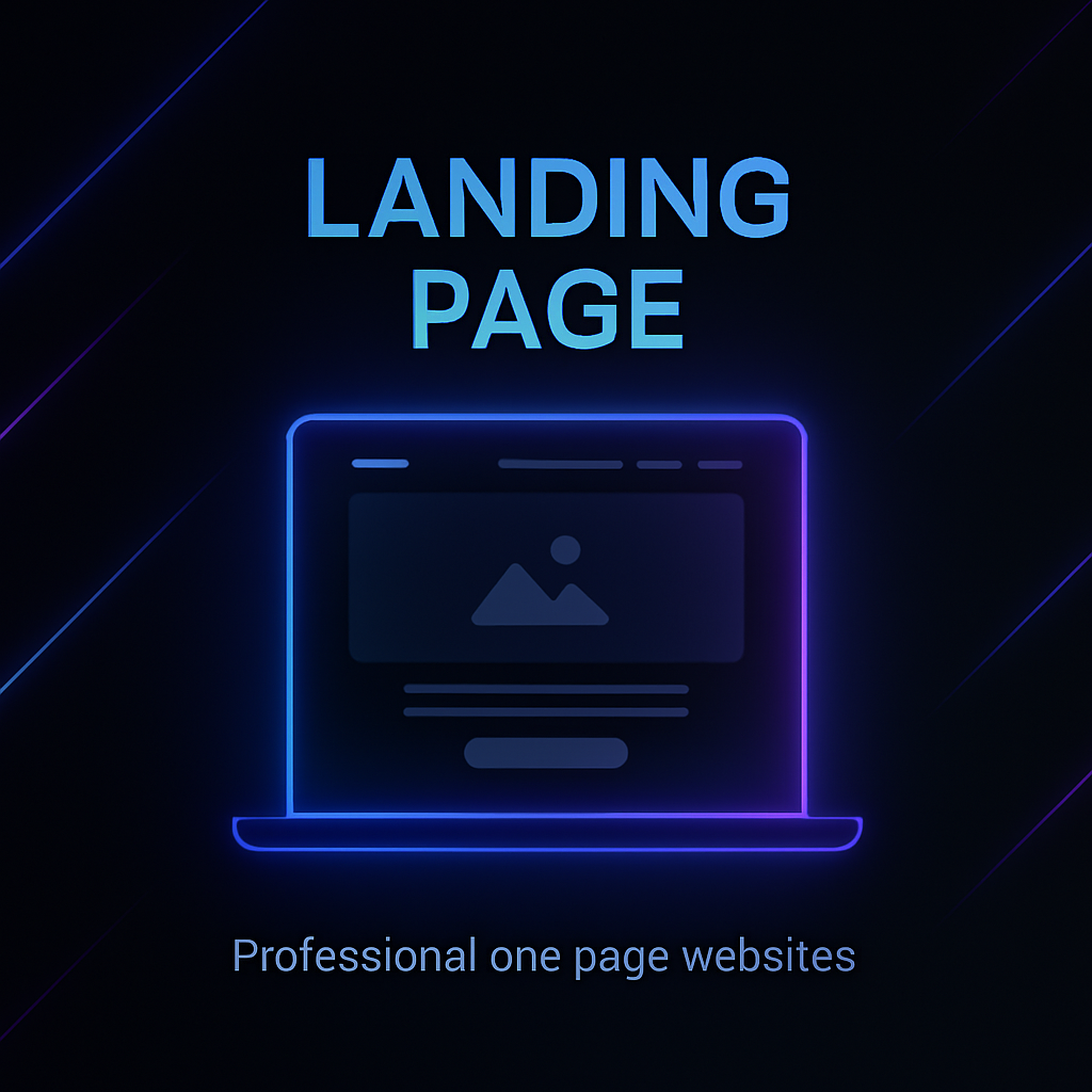 Landing Page (WordPress / Wix)